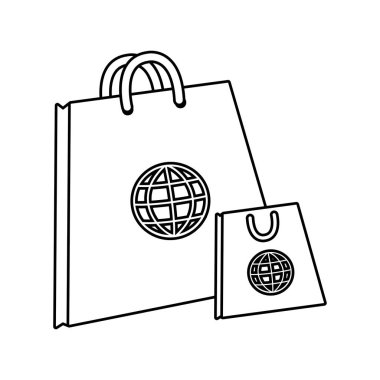 Siyah beyaz reklam ve online alışveriş