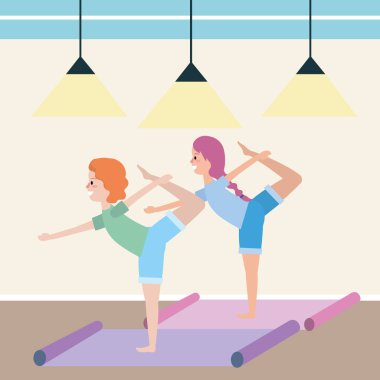 Kadınlar Yoga uygulamak uygun
