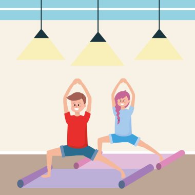 Çift pratik yoga uygun