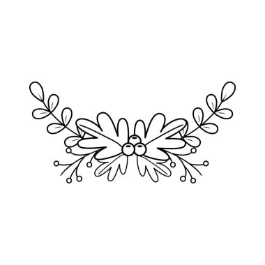 yaprakların taç ile şube