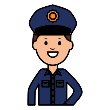 Polis memuru avatar karakter
