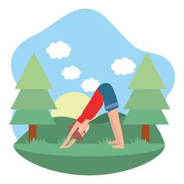 Uygun adam pratik Yoga