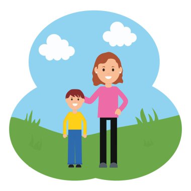 Anne oğlu karakterlerle