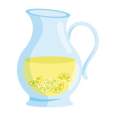 lezzetli taze meyve suyu çizgi film