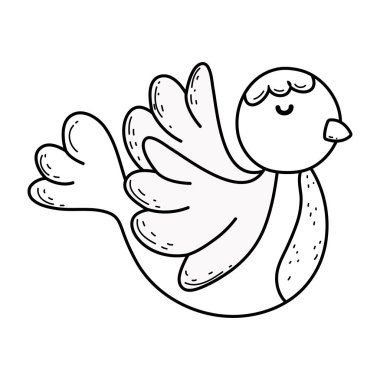 dini güvercin kuş sevimli simge