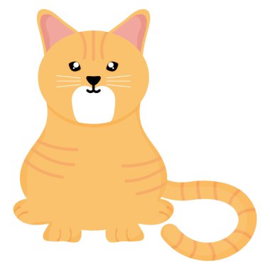 sevimli küçük kedi pet karakter