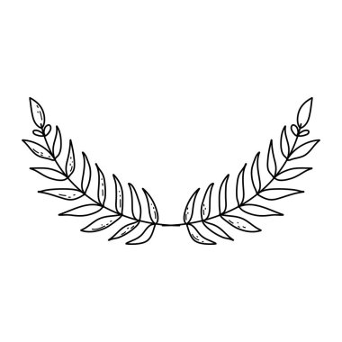 Yapraklı ağaç dalı.