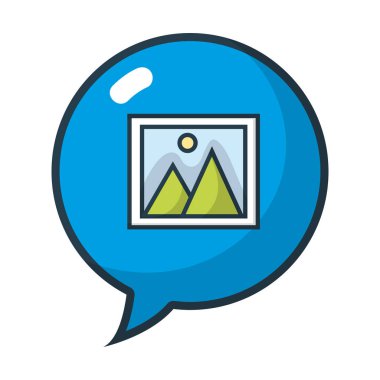 teknoloji dijital resim karikatür