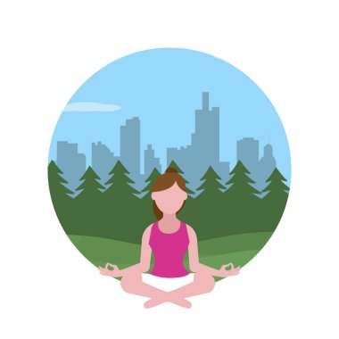 Uygun kadın egzersiz yaparak