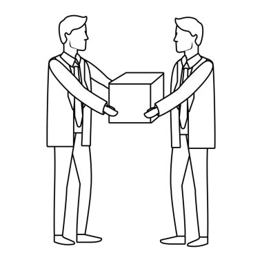 başarılı işadamları avatar çizgi film