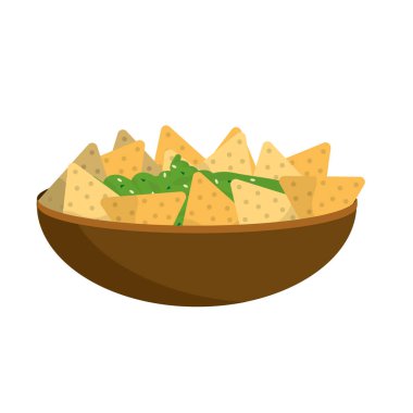 lezzetli Meksika yemeği çizgi film