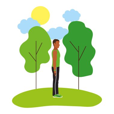 egzersiz yapan erkek uygun