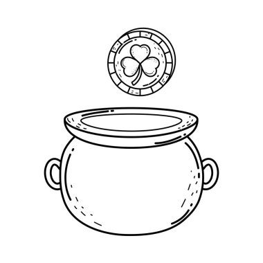 Aziz Patrick gün yonca paralar ile hazine kazan