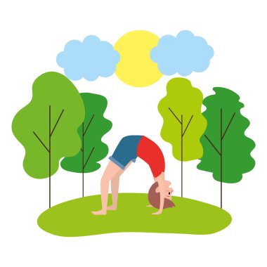 Uygun adam pratik Yoga