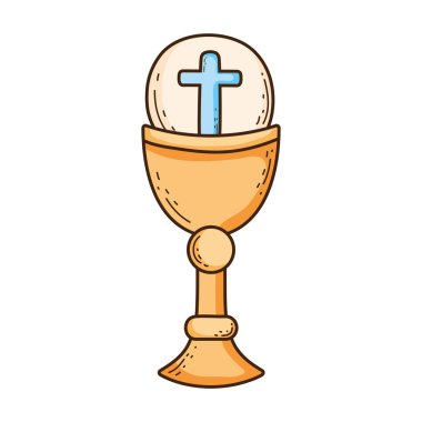 İlk komünyon ile kutsal çatal