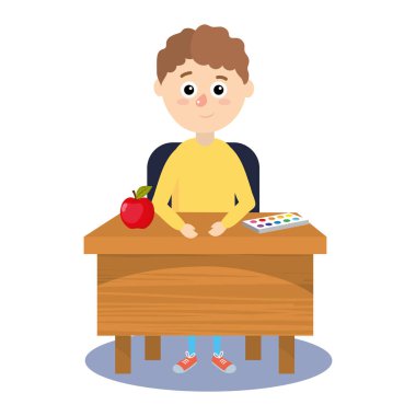 İlköğretim Okulu çizgi film