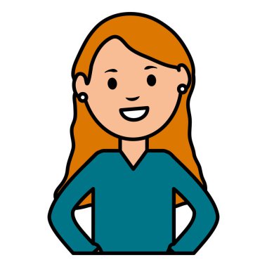 genç kadın avatar karakter