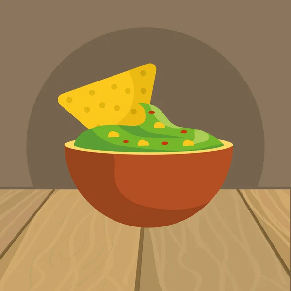 Meksika yemeği Gastronomi — Stok Vektör