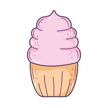 Sevgililer günü tatlı cupcake aşk