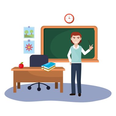 okul adam öğretmen çizgi film