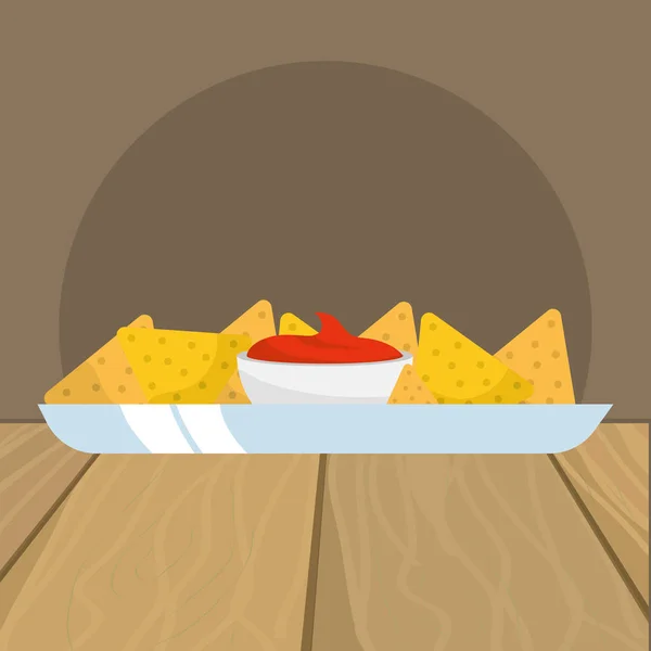 Gastronomie mexicaine — Image vectorielle