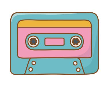 Kaset simgesi karikatür