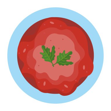 lezzetli Meksika yemeği çizgi film