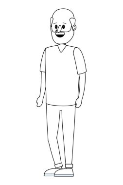 Genç adam çizgi filmi