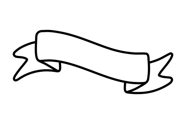 Band-Ikone Cartoon schwarz-weiß — Stockvektor