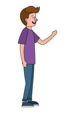 adam vücut çizgi film