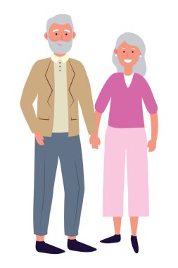 yaşlı çift avatar