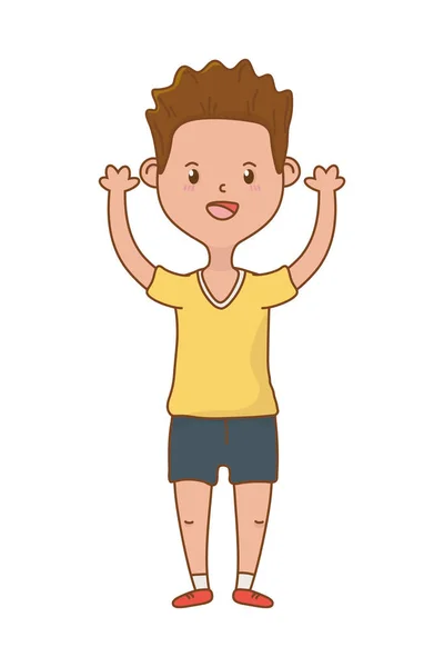Boy avatar cartoon character — Stock Vector