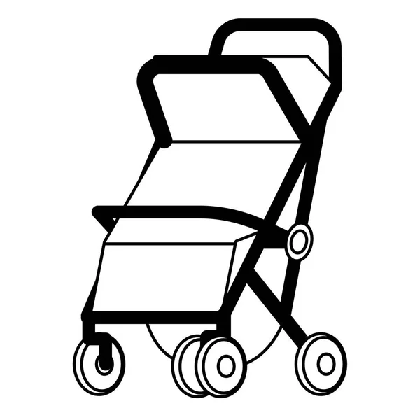 Kinderwagen-Ikone — Stockvektor