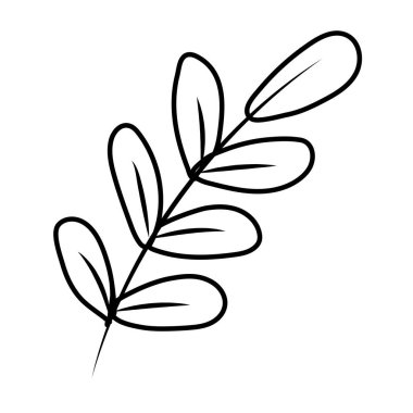 açık doğa yaprakları karikatür