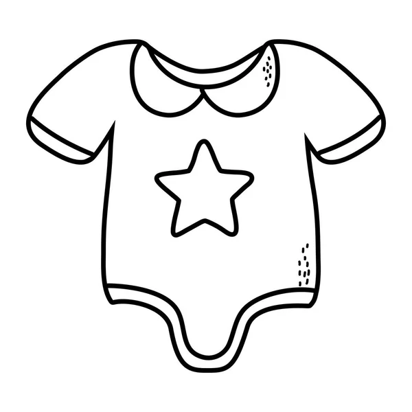 Cute baby shower cartoon — Stock Vector