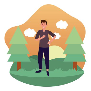 Man avatar çizgi film karakteri