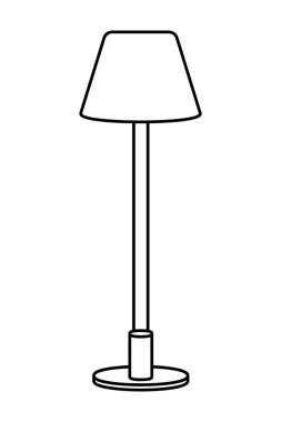 lamba simgesi karikatür siyah beyaz