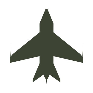 Uçak simgesi çizgi film