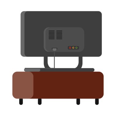 masa üzerinde televizyon