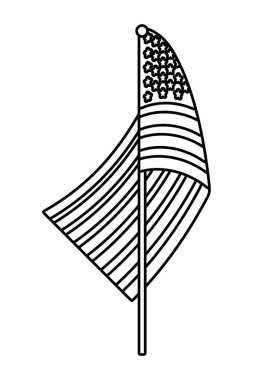 birleşik devlet bayrağı siyah beyaz