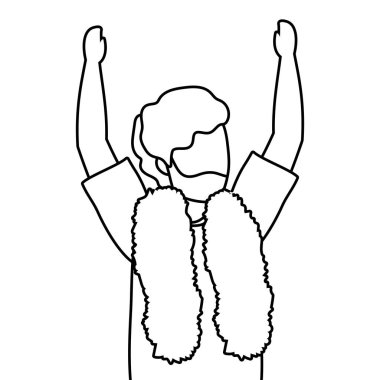 Genç adam çizgi filmi