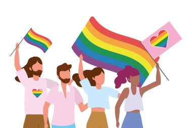 homoseksüel gururlu karikatür