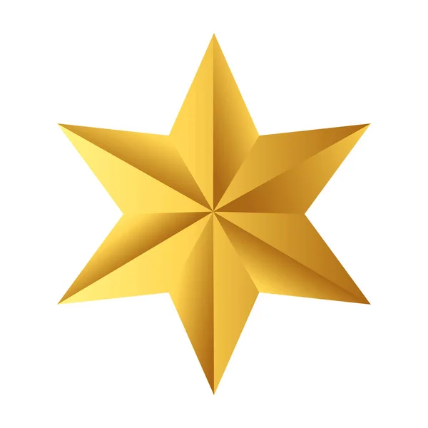 Kreslená ikona hvězdičky — Stockový vektor