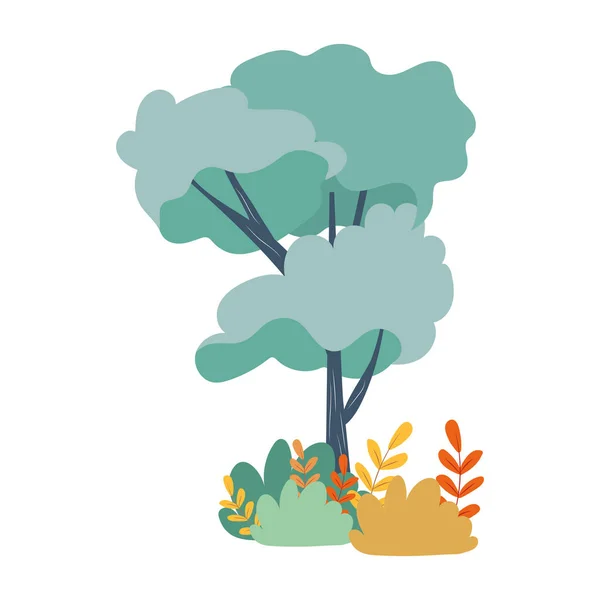 Árbol icono de dibujos animados — Vector de stock
