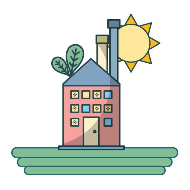 yeşil enerji sanayi çizgi film