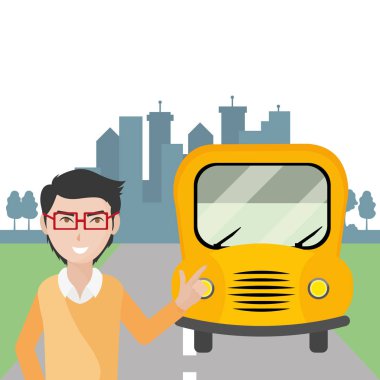 okul adam öğretmen çizgi film