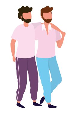 genç adam çizgi film