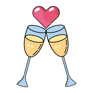 aşk kalp karikatür