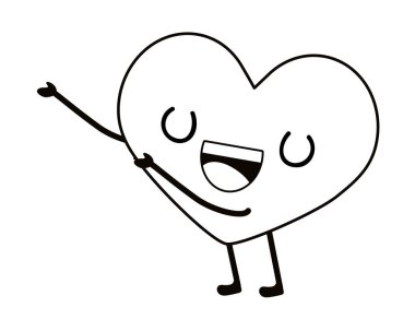 aşk kalp karikatür