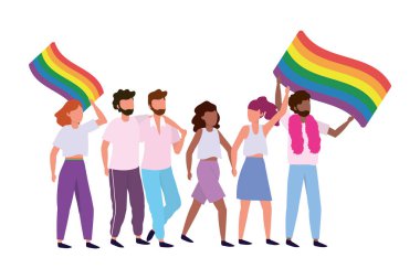 homoseksüel gururlu karikatür